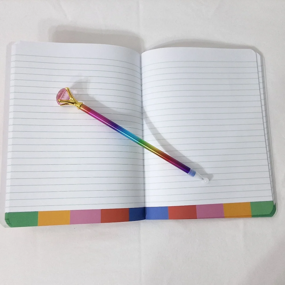 NEW Take Note Lined Journal Softcover Notebook With Matching Novelty Diamond Pen